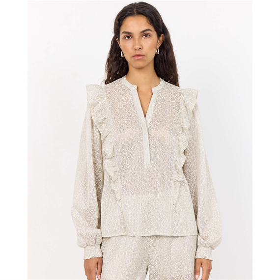 Levete Room LR-JERRIE 2 Bluse, Dove Combi 